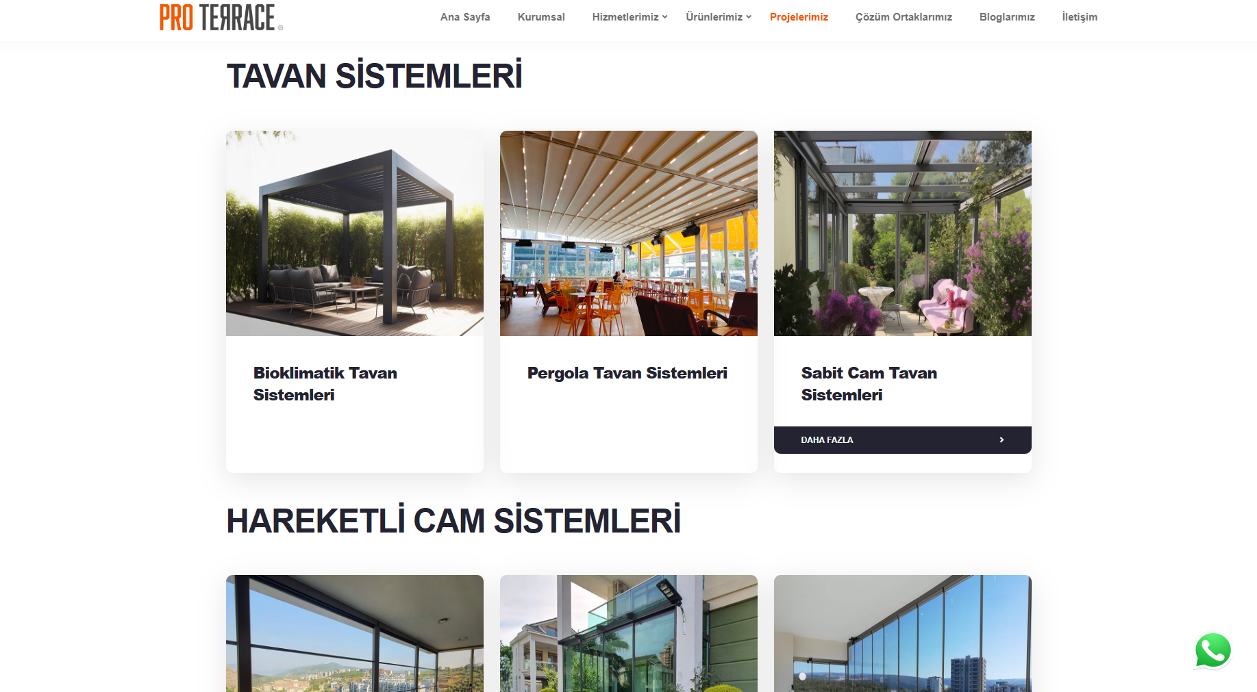 Pro Terrace Kurumsal Web Sitesi - Görsel 3
